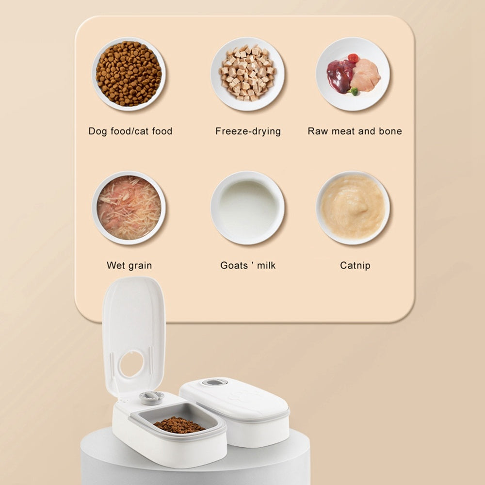 🐾 Smart Automatic Pet Feeder with Timer & Stainless Bowl
