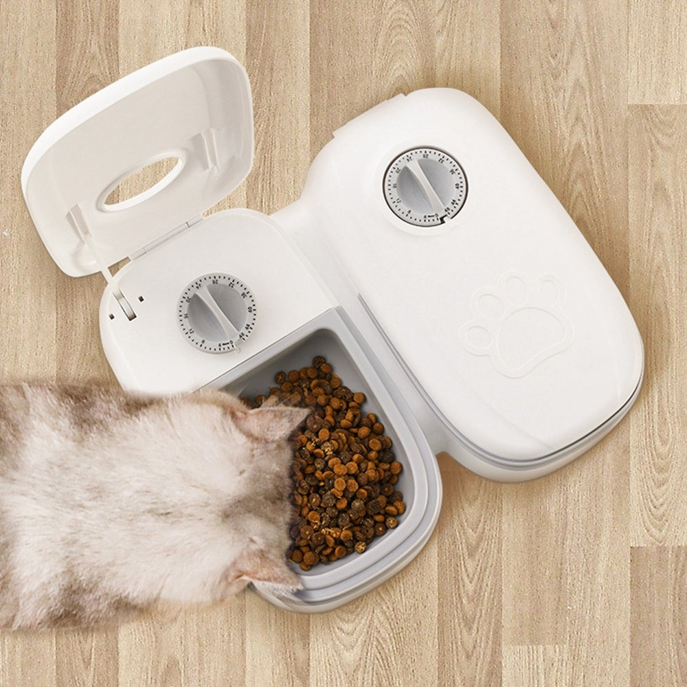 🐾 Smart Automatic Pet Feeder with Timer & Stainless Bowl