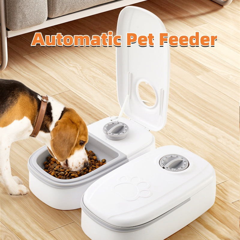 🐾 Smart Automatic Pet Feeder with Timer & Stainless Bowl